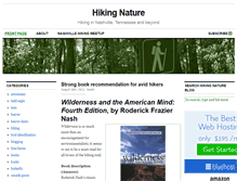 Tablet Screenshot of hikingnature.com